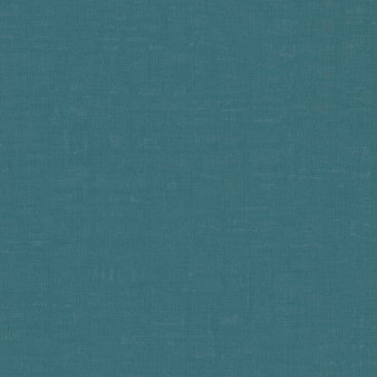 Teal blue-green linen-textured fabric swatch with subtle woven pattern.