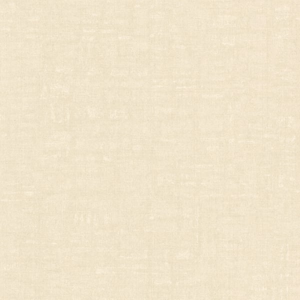 Cream linen-effect textured wallcovering with subtle weave.