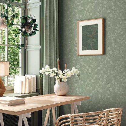 Galerie Wallcoverings Fusion Floral Trail Motif Galerie Wallcoverings  Green   - FS72012