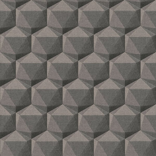 Galerie Wallcoverings Fusion Geometric Motif Galerie Wallcoverings  Silver Grey   - FS72027
