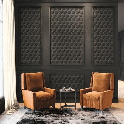 Galerie Wallcoverings Fusion Geometric Motif Galerie Wallcoverings  Silver Grey   - FS72027