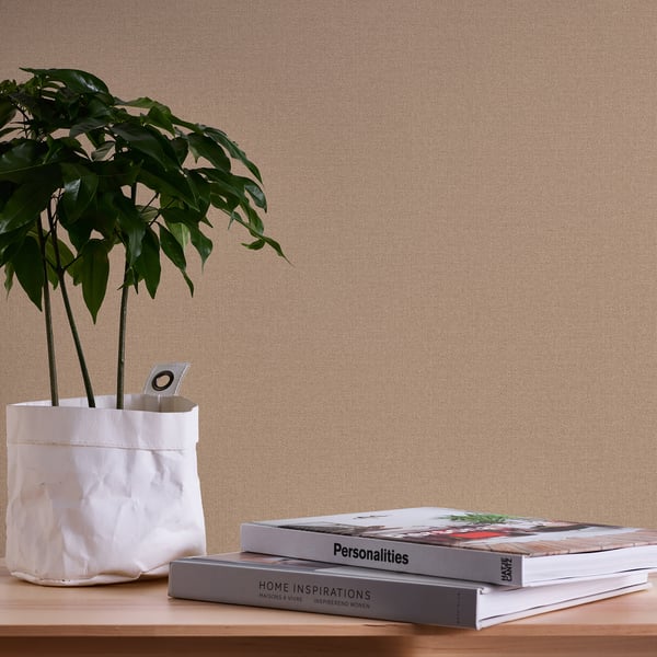 Galerie Wallcoverings Fusion Hessian Effect Textured Galerie Wallcoverings  Beige   - FS72030