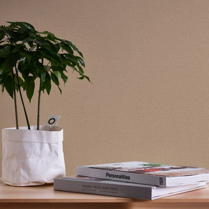 Galerie Wallcoverings Fusion Hessian Effect Textured Galerie Wallcoverings  Beige   - FS72030