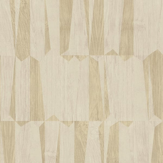 Galerie Wallcoverings Fusion Geo Point Wood Effect Motif Galerie Wallcoverings  Beige   - FS72031 DISCONTINUED