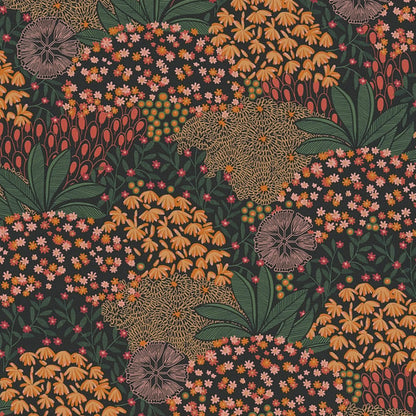Galerie Wallcoverings Fusion Forest Bloom Motif Galerie Wallcoverings  Orange   - FS72040