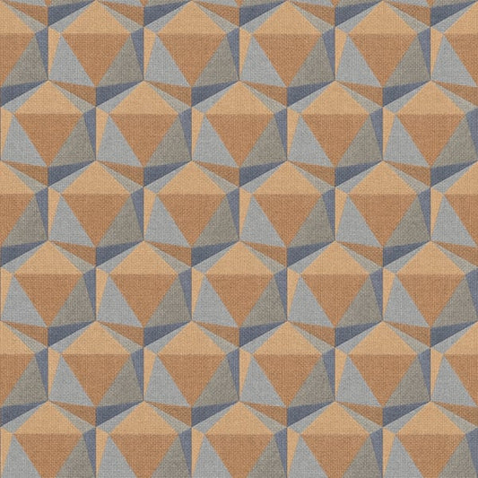Galerie Wallcoverings Fusion Geometric Motif Galerie Wallcoverings  Orange   - FS72045