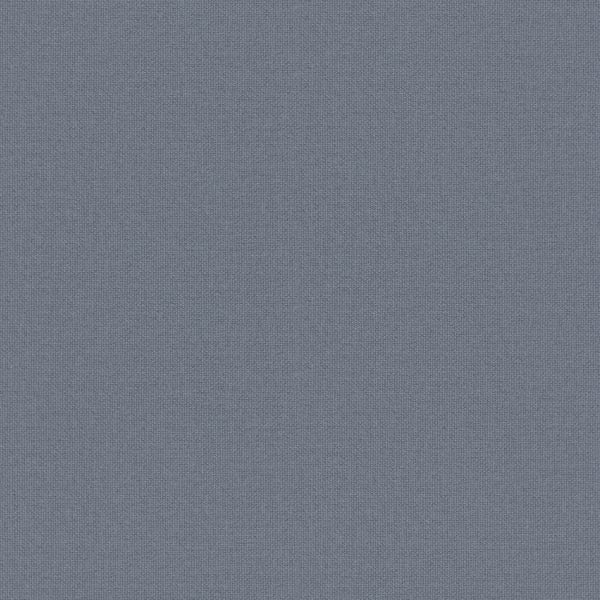 Blue Hessian-effect textured wallpaper with a soft matte finish.