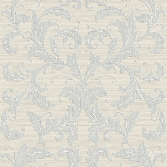 Galerie Wallcoverings Nordic Elements Linear Damask Galerie Wallcoverings  Silver Grey   - G34112