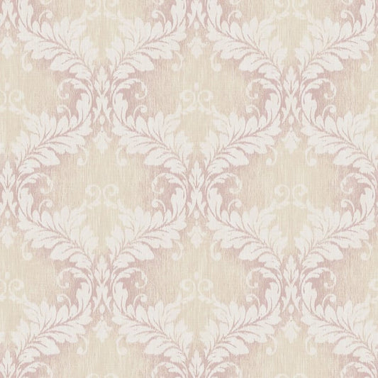 Galerie Wallcoverings Nordic Elements Embossed Damask Galerie Wallcoverings  Pink   - G34131