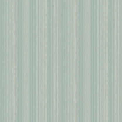 Mint green vertical striped wallcovering with subtle brushed lines.