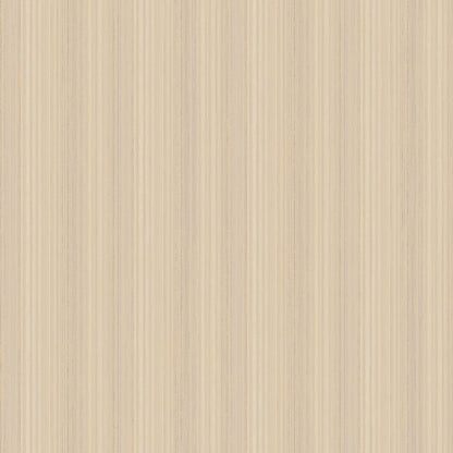 Cream wallcovering with vertical stripe pattern and a smooth finish.