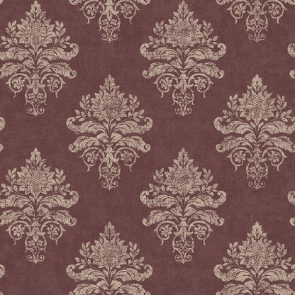 Galerie Wallcoverings Nordic Elements Damask Galerie Wallcoverings  Red   - G34158