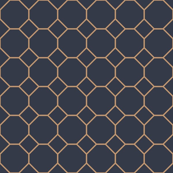 Galerie Wallcoverings Just Kitchens Bee Hive Galerie Wallcoverings  Blue   - G45403