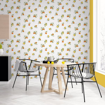 Galerie Wallcoverings Just Kitchens Citrus Toss Galerie Wallcoverings  Orange   - G45412