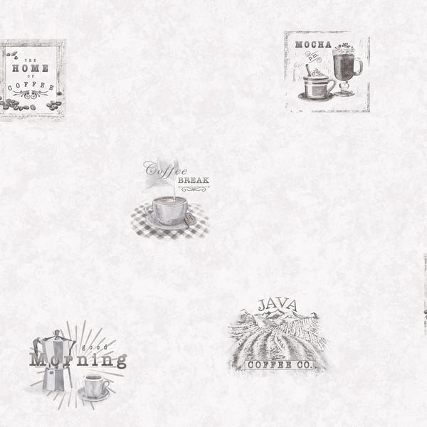 Galerie Wallcoverings Just Kitchens Coffee Galerie Wallcoverings  Black   - G45413