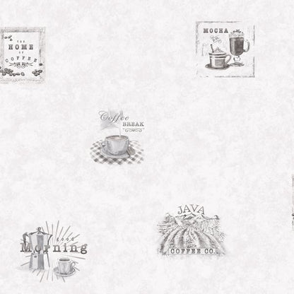 Galerie Wallcoverings Just Kitchens Coffee Galerie Wallcoverings  Black   - G45413