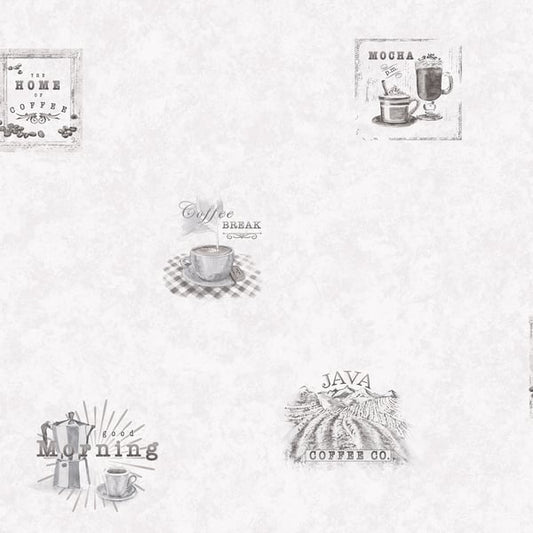 Galerie Wallcoverings Just Kitchens Coffee Galerie Wallcoverings  Black   - G45413