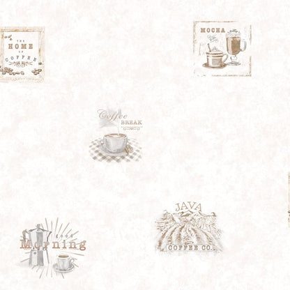 Galerie Wallcoverings Just Kitchens Coffee Galerie Wallcoverings  Beige   - G45414