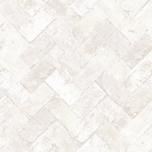 Galerie Wallcoverings Just Kitchens Herringbone Brick Galerie Wallcoverings  Beige   - G45427