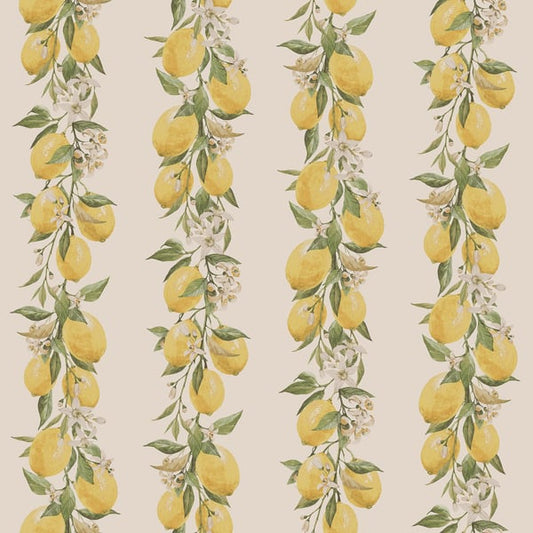 Galerie Wallcoverings Just Kitchens Lemon Stripe Galerie Wallcoverings  Yellow   - G45440
