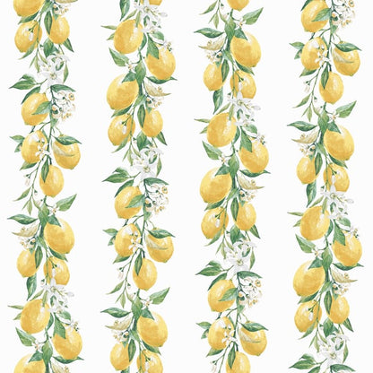 Galerie Wallcoverings Just Kitchens Lemon Stripe Galerie Wallcoverings  Yellow   - G45441