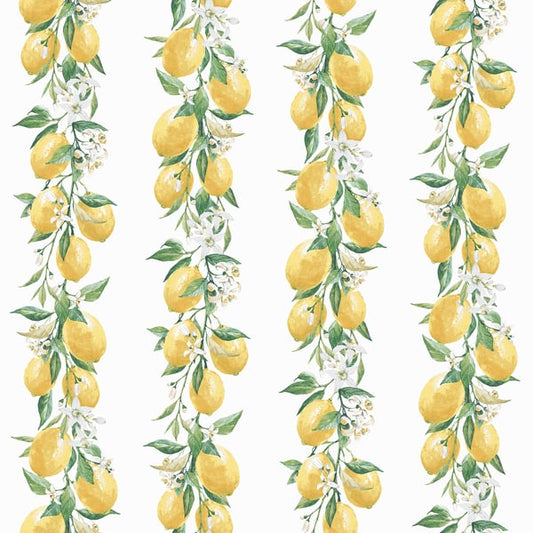 Galerie Wallcoverings Just Kitchens Lemon Stripe Galerie Wallcoverings  Yellow   - G45441