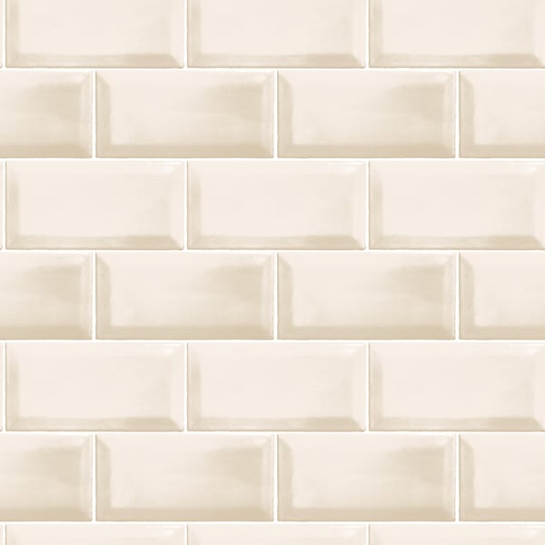 Galerie Wallcoverings Just Kitchens Metro Tile Galerie Wallcoverings  Beige   - G45444