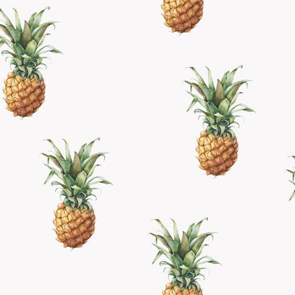 Galerie Wallcoverings Just Kitchens Pineapples Galerie Wallcoverings  Yellow   - G45453