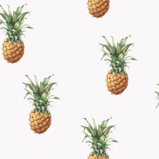 Galerie Wallcoverings Just Kitchens Pineapples Galerie Wallcoverings  Yellow   - G45453