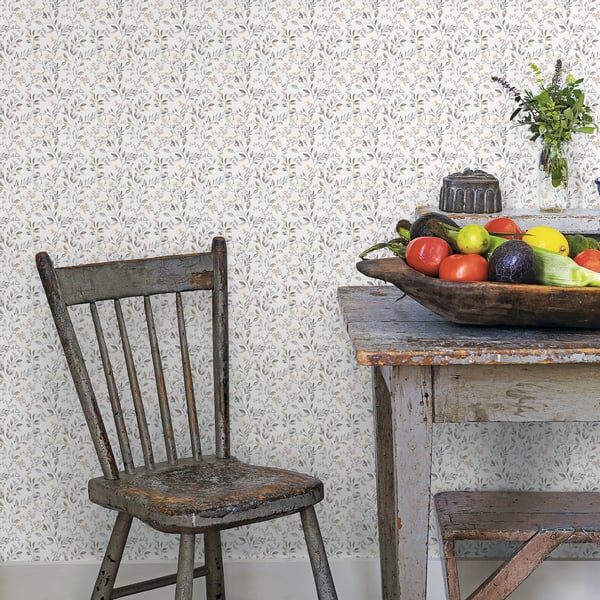 Galerie Wallcoverings Just Kitchens Spring leaf trail Galerie Wallcoverings  Beige   - G45454