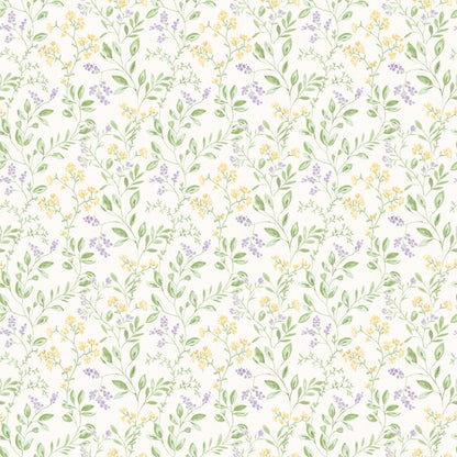 Galerie Wallcoverings Just Kitchens Spring leaf trail Galerie Wallcoverings  Purple, Lilac   - G45456