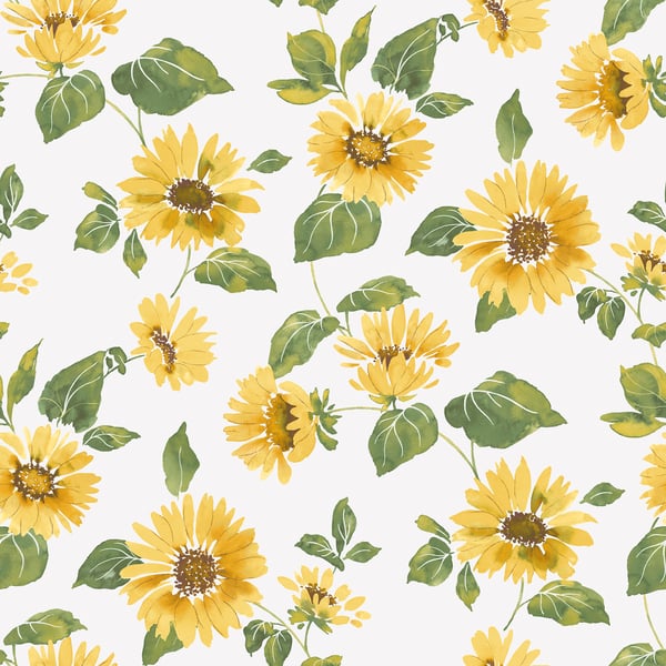 Galerie Wallcoverings Just Kitchens Sunflower Trail Galerie Wallcoverings  Yellow   - G45458