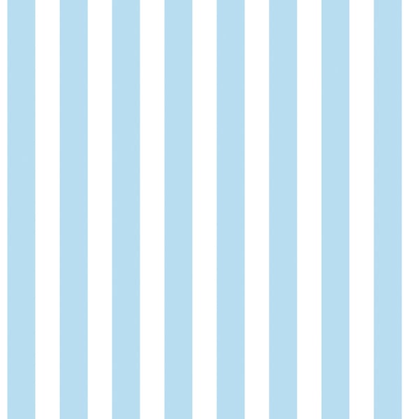 Galerie Wallcoverings Just 4 Kids 2 Medium Stripe Galerie Wallcoverings  Blue   - G56025