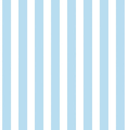Galerie Wallcoverings Just 4 Kids 2 Medium Stripe Galerie Wallcoverings  Blue   - G56025