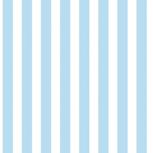 Galerie Wallcoverings Just 4 Kids 2 Medium Stripe Galerie Wallcoverings  Blue   - G56025