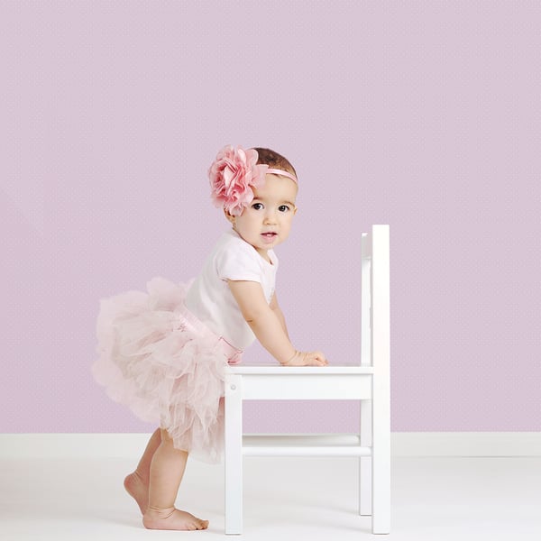 Galerie Wallcoverings Just 4 Kids 2 Tiny Dots Galerie Wallcoverings  Purple, Lilac   - G56052