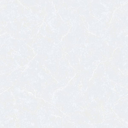 Silver-gray marble-effect wallpaper with subtle white veins.