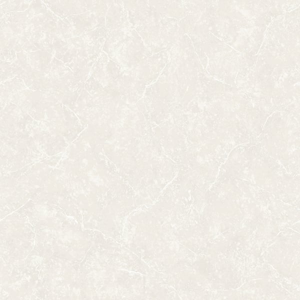 Beige marble-effect wallcovering with subtle white veins.