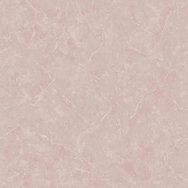 Soft pink marble texture with delicate white veining, marble-effect wallcovering.