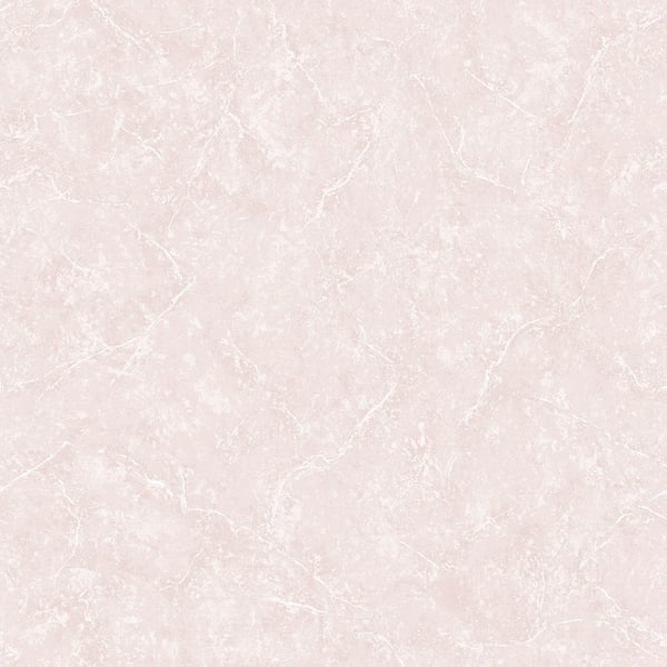 Soft pink marble texture with subtle white veining on a wallcovering.