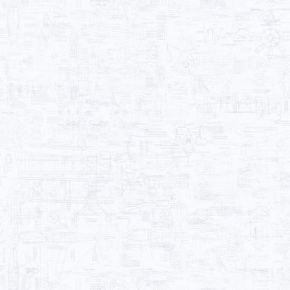 Galerie Wallcoverings Nostalgie Blueprint Galerie Wallcoverings  White   - G56208