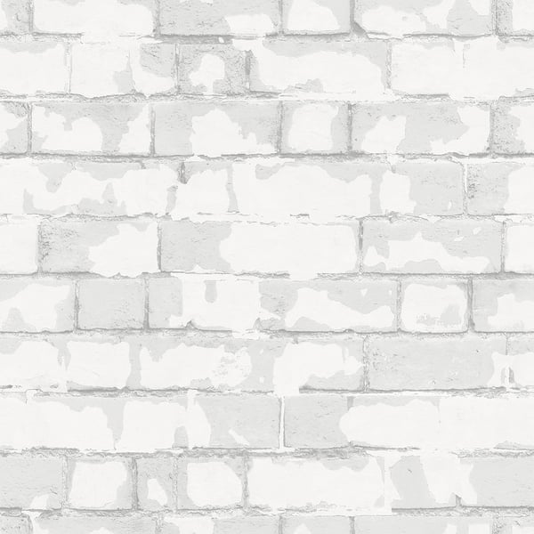 Galerie Wallcoverings Nostalgie Brick wall Galerie Wallcoverings  Silver Grey   - G56212