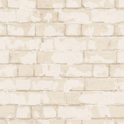 Galerie Wallcoverings Nostalgie Brick wall Galerie Wallcoverings  Cream   - G56213