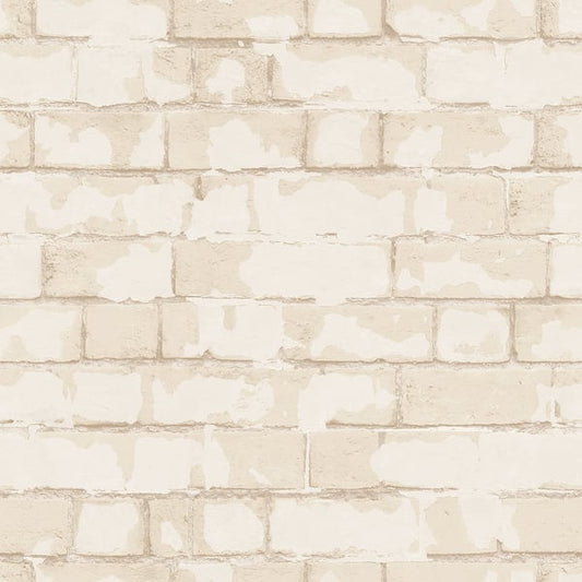 Galerie Wallcoverings Nostalgie Brick wall Galerie Wallcoverings  Cream   - G56213