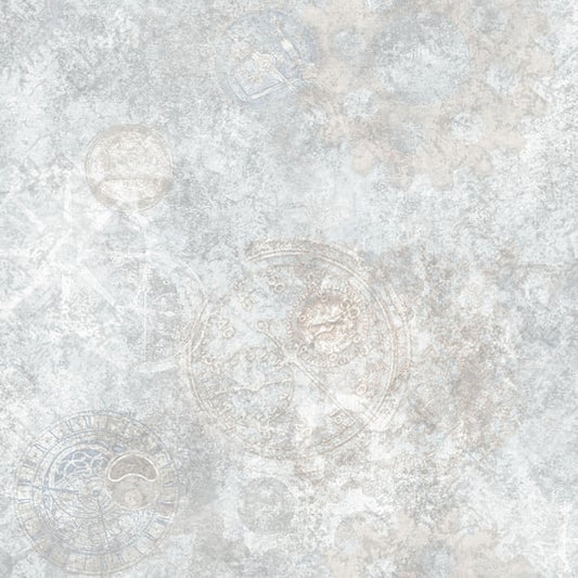 Galerie Wallcoverings Nostalgie Gears Galerie Wallcoverings  Silver Grey   - G56221