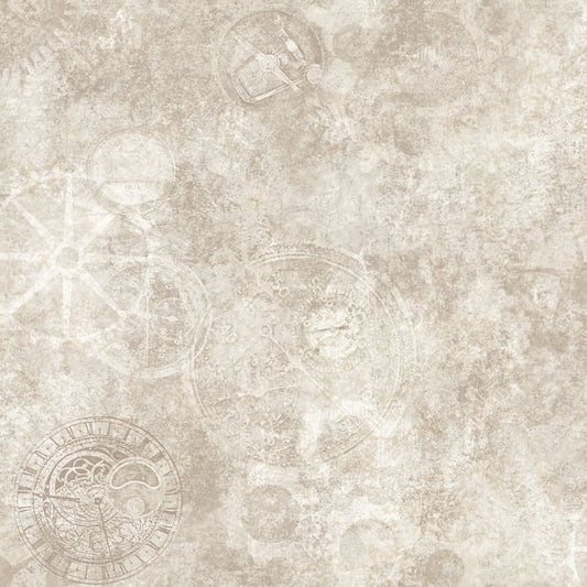Galerie Wallcoverings Nostalgie Gears Galerie Wallcoverings  Beige   - G56222
