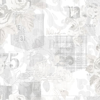 Galerie Wallcoverings Nordic Elements Floral Rose Galerie Wallcoverings  Cream   - G56262