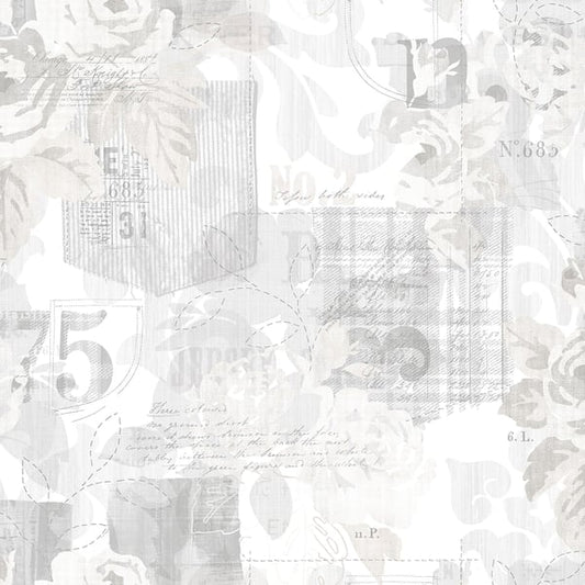 Galerie Wallcoverings Nordic Elements Floral Rose Galerie Wallcoverings  Cream   - G56262