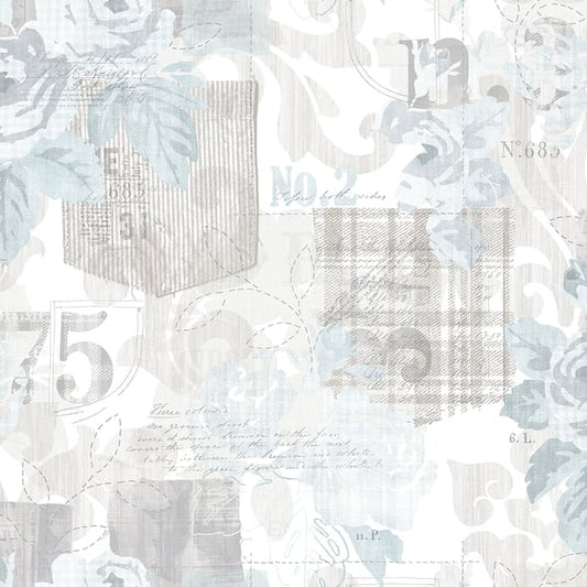 Galerie Wallcoverings Nordic Elements Floral Rose Galerie Wallcoverings  Cream   - G56263