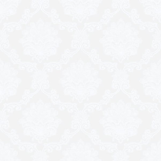 Galerie Wallcoverings Nordic Elements Damask Galerie Wallcoverings  White   - G56276